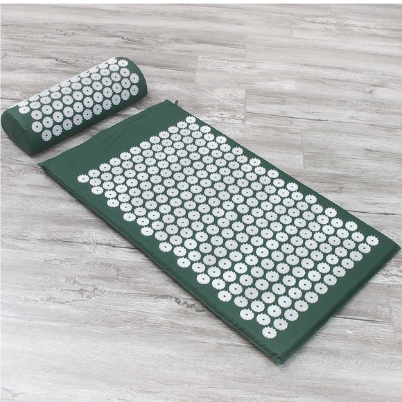Other Shakti Acupressure Mat And Neck Pillow Green Nwot Poshmark